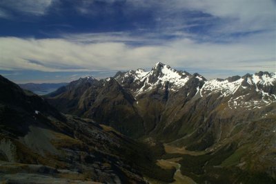 Helicopter view of around Queenstown