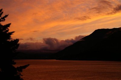 Sunrise over Queenstown