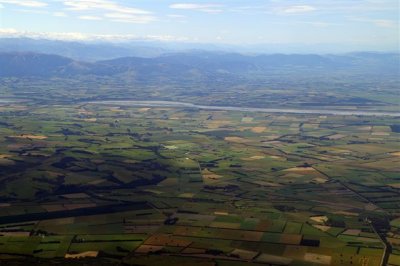 Aerial view near Christchurch
