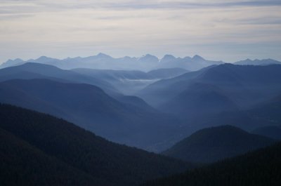 View of smokey valley in Manning Park