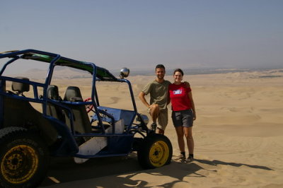 atop one of the dunes