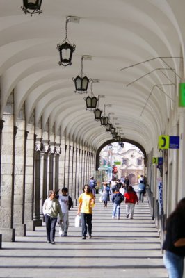 Arcades on the Plaza de Armas