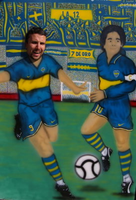 Maradonna even came out of retirement to play soccer with me