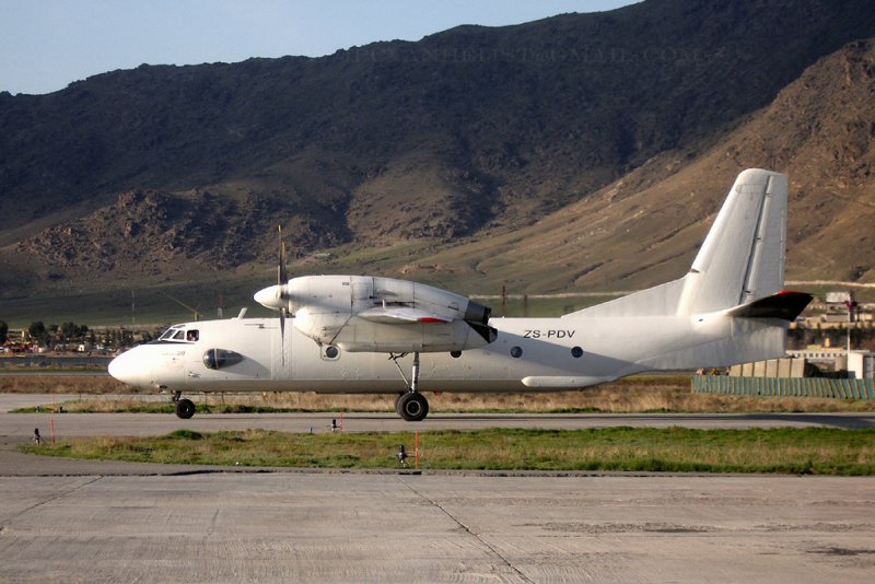 ZS-PDV in the setting sun