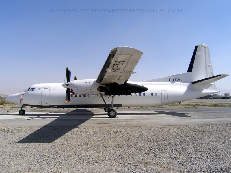 Fokker 50 with gravelkit