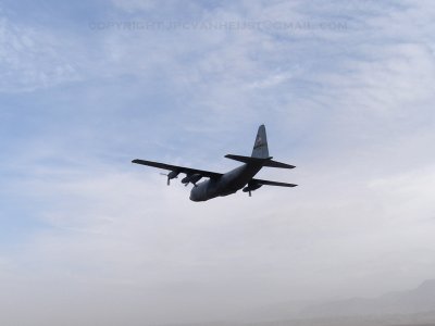 C130 departing Mazar
