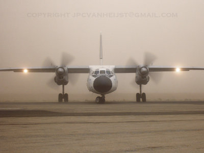 Antonov in duststorm