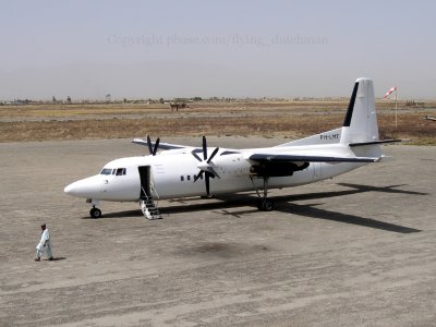 Our Fokker on Kunduz, Afghanistan
