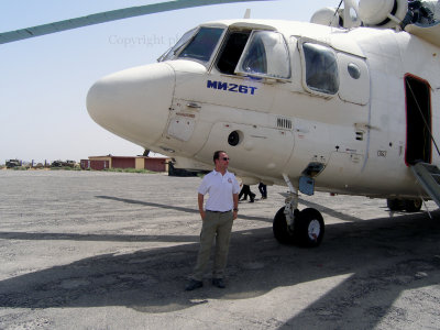 Christiaan in front of Mil-26