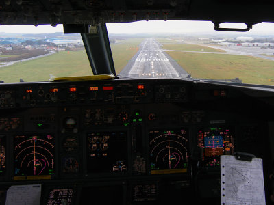 Landing at Prestwick