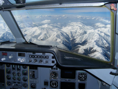 A view from the cockpit