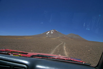Road on the volcano