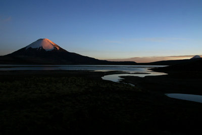 Lago Chungar + Parinacota Sunrise 1