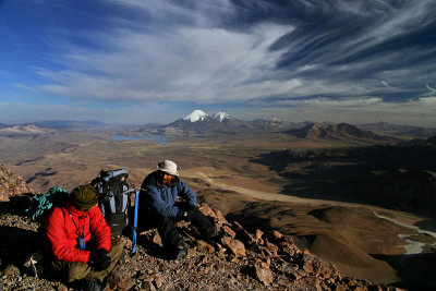 Our guides at Guallatire