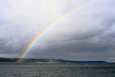 Rainbow over Whidbey Island