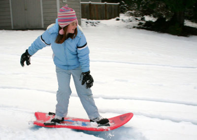snowboarding