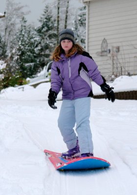 snowboarding