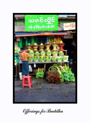 Offerings to Buddha