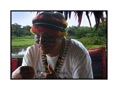 Member of Achuar community