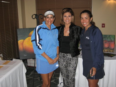  EXHIB ITION AT THE TENNIS TOURNAMENT SPONSORED BY SALVADORAN AMERICAN HUMANITARIAN FOUNDATION.