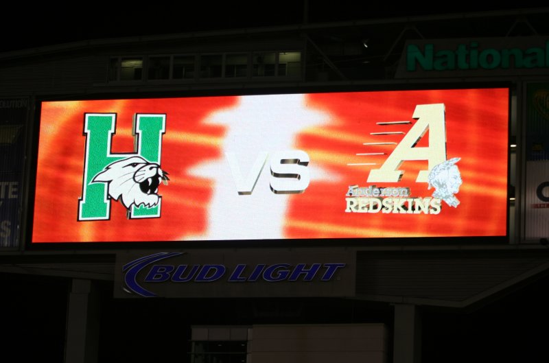  wildcats vs. redskins at paul brown stadium