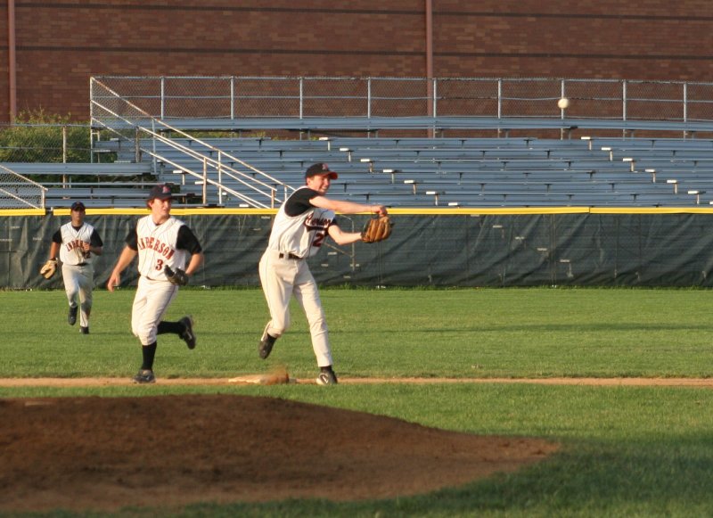  john makes the throw to first