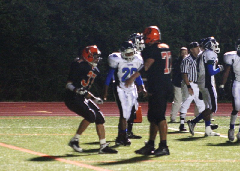 elijah and nick celebrate redskin touchdown