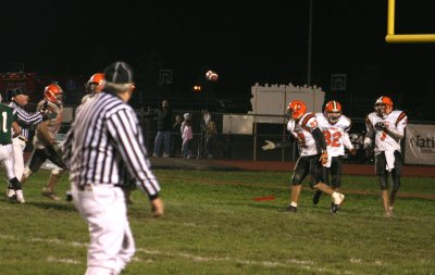 elijah returns the ball to the ref after his touchdown
