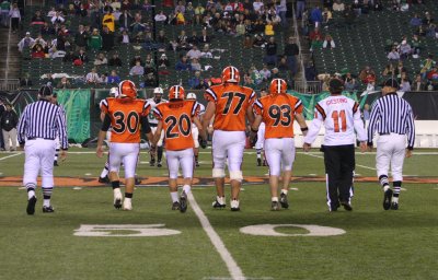 captains before their last high school game