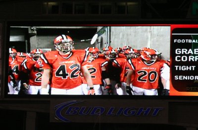 gabe takes the field