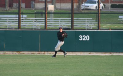jake makes a catch in right field