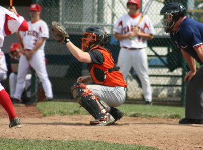 josh behind the plate