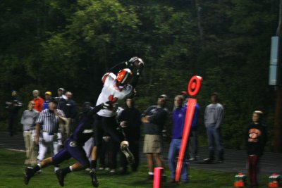 runk with reception in the end zone