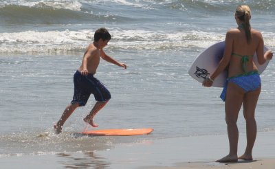 patrick skimboarding