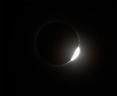 Total solar eclipse 2006  - end of total phase