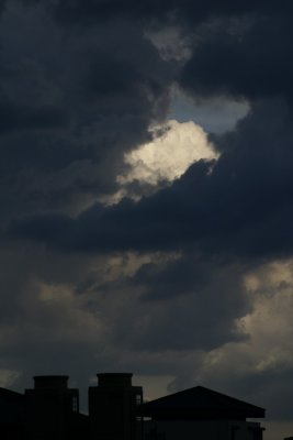 A break through the clouds