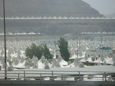 A SMALL segment of the tents for Hajj pilgrims