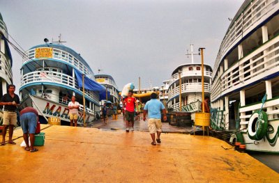 Activity in Manaus harbour