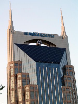 The Bell South Building, a.k.a. The Bat Building