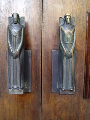 Door Pulls at Benton Chapel