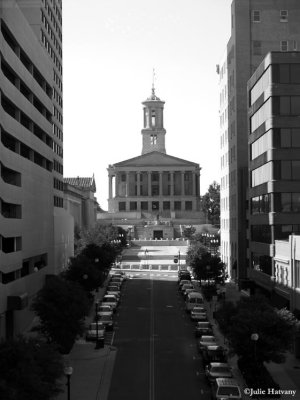 Tennessee Capitol From the Nashville Public Library