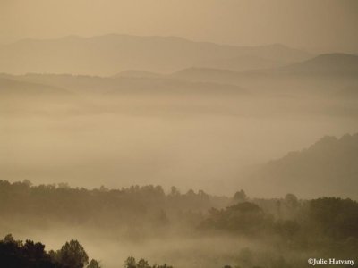 Sunrise in The Smoky Mountains 1