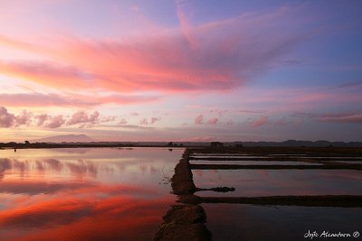 Salt bed Lake