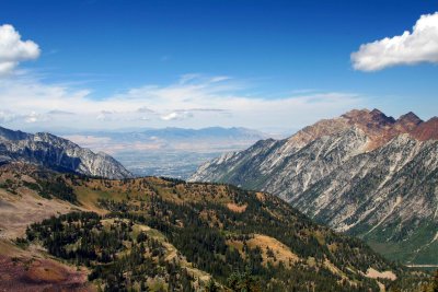 Salt Lake Valley From Snowbird Tram