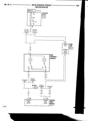 02 FSM - Overhead Console Wiring 8W-49-2