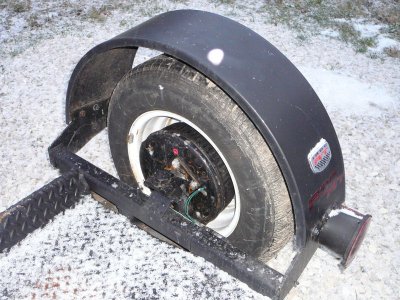 Tow Dolly after Converting to Electric Surge Drum Brakes