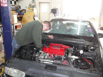 Jackson Installing Power steering Pump