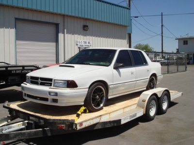 Dustin Schiermeister's White 91 Dodge Spirit R/T