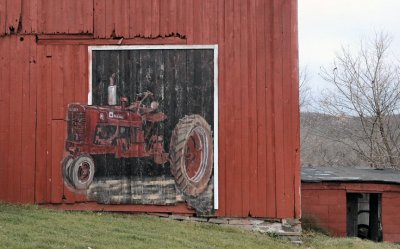 faux tractor