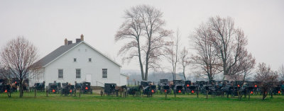 Rainy Sunday - Mennonite meeting house